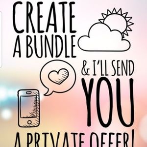 CREATE A BUNDLE. OR JUST LIKE A FEW ITEMS.